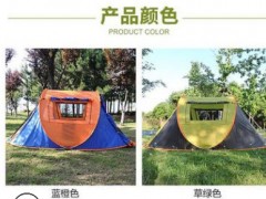 供应双门双窗手抛帐篷户外旅游手抛帐篷一秒速开帐篷船型高档帐篷图1