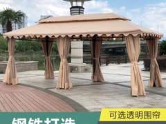 户外帐篷广告罗马超大型蒙古包农家乐防雨遮阳棚活动摆摊铁艺帐篷图1