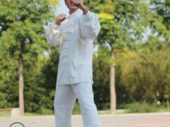 男女同款太极服练功服中老年晨练服装武术表演服太极拳服套装定做图2