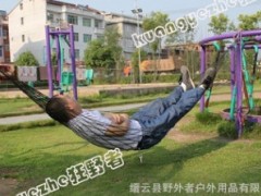 带袋加粗网状吊床 户外迷你吊床 尼龙吊床图2