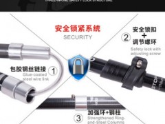 登山杖碳素超轻伸缩折叠外锁杖登山徒步越野跑碳纤维户外手杖图3