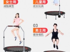 室内成人弹簧蹦蹦床健身房蹦床圆形40英寸儿童跳跳床家用健身蹦床图2