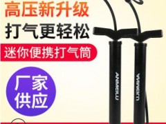 便携式迷你自行车打气筒 篮球高压打气筒汽车电动车摩托车充气筒图3