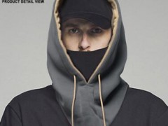 NANDN南恩 滑雪头套抓绒帽男女骑行保暖防风滑雪护脸面罩围脖套头图2