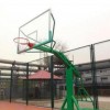 户外学校体育专用标准成人平箱式仿液压篮球架批发