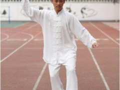 高档太极服棉加丝 武术服装男女同款晨练服 春夏秋款长袖短袖透气图2