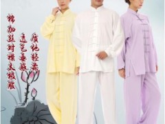 高档棉加丝武术服练功服晨练表太极服秋冬款中老年太极拳服装图2
