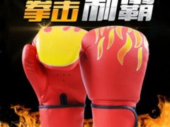 成人拳击手套少年男女散打泰拳搏击沙袋打拳男孩小孩拳套训练套装图2