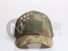 陌歌 魔术贴迷彩棒球帽 蟒纹男女鸭舌帽透气 军迷作训帽子可调节图2