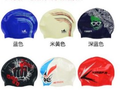 正品英发无皱颗粒泳帽 舒适弹性大不勒头 专业游泳帽 专业队用图2