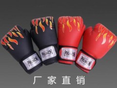 成人拳击比赛火焰拳击手套 散打格斗专业沙袋拳套图2