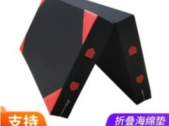 厂家供应帆布折叠体操垫学校跳高舞蹈仰卧起坐折叠海绵垫子定制图3