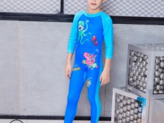 儿童游泳衣防晒女童泳装长袖游泳衣速干潜水服小孩泳衣一件代发图3