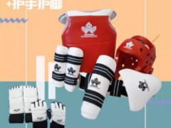 跆拳道组合运动全套 五件套儿童比赛型护具送护具包图2