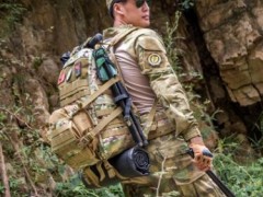 阿迈森户外战术双肩背包军迷彩登山旅行双肩包多功能贴牌加工定做图1