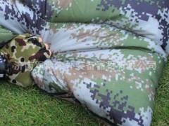 销售供应单兵睡袋 迷彩秋冬季室内户外单兵睡袋厂家批发量大优惠图2