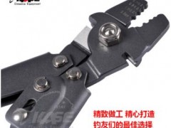 kase凯思钢丝尼龙线铝铜管夹压接钳海钓船钓钓组压线钳工具钳图3
