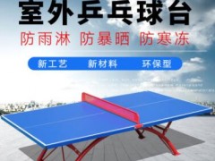 工厂直销 室外乒乓球台标准家用smc户外防水防晒乒乓球桌学校球桌图3