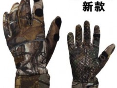 厂家直销钓鱼手套战术户外丛林尼龙 露指骑行迷彩手套男图3