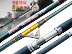 重磅插节船竿全滑轮导环船钓竿铁板杆南油拖钓竿EVA把手海竿图2