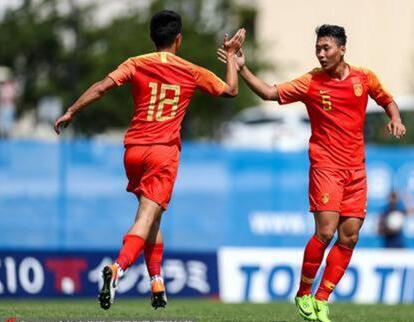 U22男足四国赛：中国国奥队2:0战胜印度尼西亚队