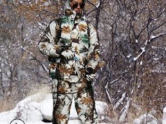 户外军迷冬季防水加绒保暖狩猎伪装雪地仿生迷彩服套装男图2