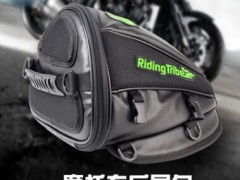 Riding Tribe 摩托车后座包车尾包防雨后尾包骑士骑行包机车背包图2