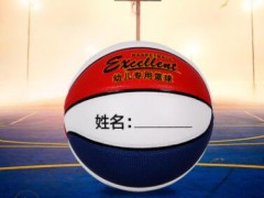 吸湿PU五号红白蓝儿童篮球吸湿双色篮球幼儿园专业定制图2