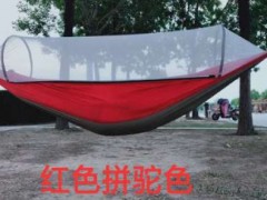 吊床带蚊帐 厂家直销双人吊床 户外防蚊全自动防侧翻尼龙吊床图3