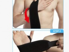 缠绕加压运动护腕透气吸汗保暖健身训练关节扭伤防护手腕男女图1