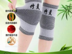 批发定制普通竹炭护膝 运动防护空调房保暖护膝盖 男女四季护膝图2