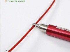 健得靓铝柄钢丝跳绳 健身用品中考文体金属手柄儿童轴承钢丝跳绳图3
