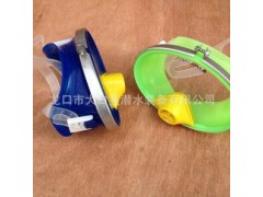 阀式跬胶潜水镜 潜水面罩 猪鼻子钢化玻璃潜水镜 深潜重潜潜水镜图1