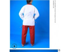 跆拳道品势服儿童男女训练服成人表演服大师服跆拳道服装定做图2