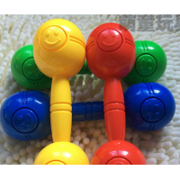 幼儿园哑铃幼儿园器械操哑铃用品塑料玩具儿童做操早操有声哑铃