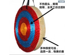 道具仿古代草靶箭靶 靶架弓箭射击靶子草编制品厂家供应箭馆专用