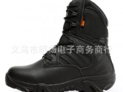 新款高帮军靴男作战靴防水三角洲沙漠靴 登山靴图2