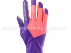春夏季薄透气速干弹力耐磨防滑登山骑行防晒户外运动全指跑步手套图2