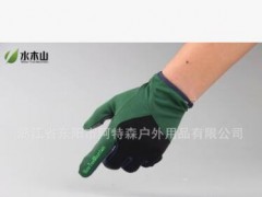 春夏季薄透气速干弹力耐磨防滑登山骑行防晒户外运动全指跑步手套图3