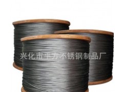 江苏厂家直销 7*7-1.0mm 光面耐磨钢丝绳 弹簧包芯钢丝绳