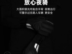 骑行手套冬季保暖抗寒防风手套全指滑雪摩托车户外手套图3