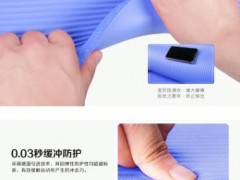 批发10mm加长NBR瑜伽垫加宽瑜珈垫多功能运动健身防滑愈伽垫图2