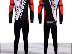 冬季新品 环法车队版骑行服 白色阿佩辛保暖抓绒长袖套装图2