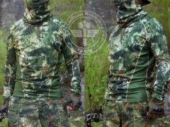 WARCHIEF/酋长蟒纹迷彩长袖速干衣 军迷弹力修身长T 速干骑行服男图2