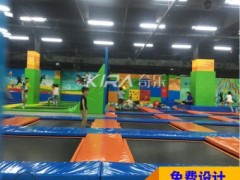 广州国内大型成人运动主题蹦床公园设备生产厂家 成人健身蹦床图2