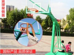 学校操场篮球架 钢化玻璃透明篮板篮球框 移动式篮球架市内篮球架图3