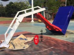 通奥 室外仿液压篮球架户外标准成人移动式篮球架平箱底座图2