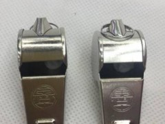 厂家供应优质金属口哨包边裁判口哨救生训练铁口哨纸盒装12个一盒图2