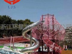 厂家定制景区造型不锈钢滑梯不锈钢大型组合游乐设施设备园林游乐图3