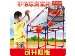 儿童升降篮球架 投篮游戏 可移动互动娱乐 室内室外体育运动玩具图3